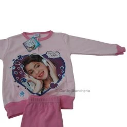 Disney Violetta Pigiama Bambina Ragazza Caldo Cotone Da 3 A 10 Anni Rosa G966 -Disney 20131212205901 pigiama violetta 9 1