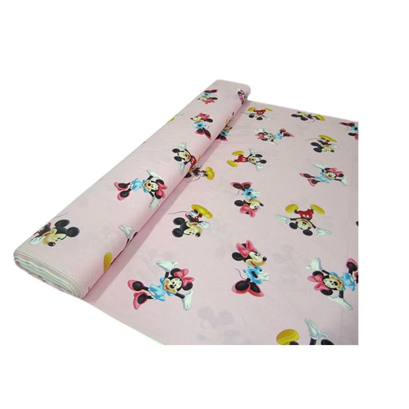 TESSUTO STOFFA COTONE DISNEY MINNIE TOPOLINO A METRO ALT. 280 COLORE ROSA G014 2 TESSUTO STOFFA COTONE DISNEY MINNIE TOPOLINO A METRO ALT. 280 COLORE ROSA G014 - immagine 2