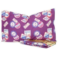 Completo Lenzuola Disney Violetta School Una Piazza 100% Cotone Viola L590