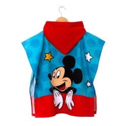 Accappatoio Poncho Topolino Disney In Spugna Taglia Unica J589 -Disney accappatoio poncho topolino disney in spugna taglia unica 3