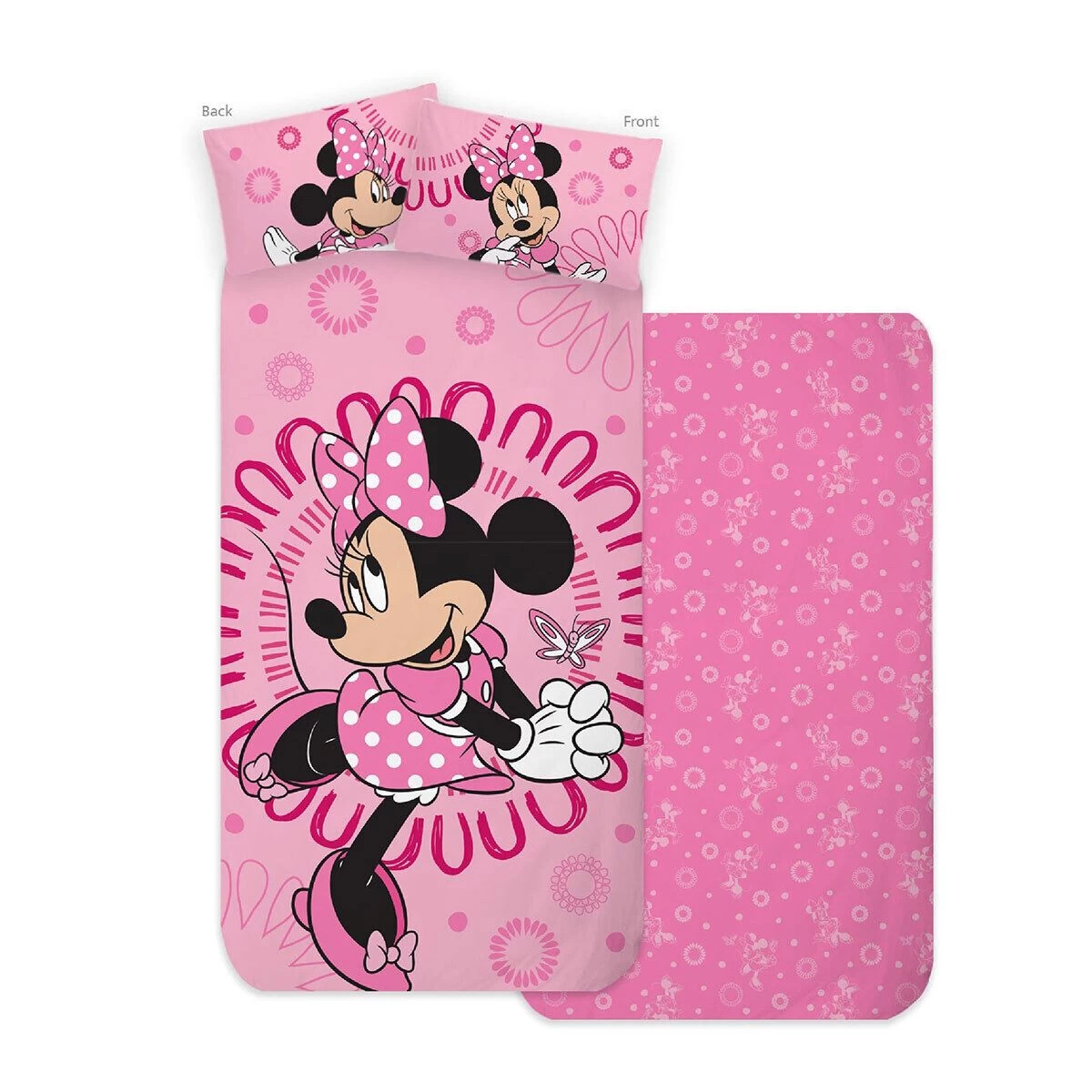 Completo Lenzuola Minnie Mouse Disney Per Letto Singolo J277 1 Completo Lenzuola Minnie Mouse Disney Per Letto Singolo J277