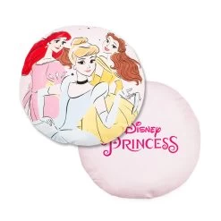 Cuscino Arredo Princess Disney Sagomato Stampato Rotondo K245 -Disney cuscino arredo princess disney sagomato rotondo 3