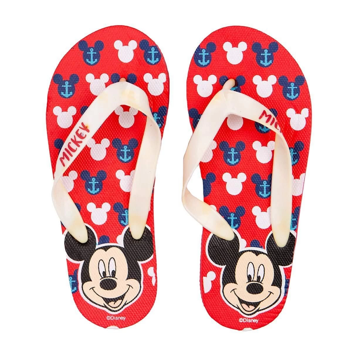 Infradito Bambino Mickey Mouse Disney Rosso J750 1 Infradito Bambino Mickey Mouse Disney Rosso J750