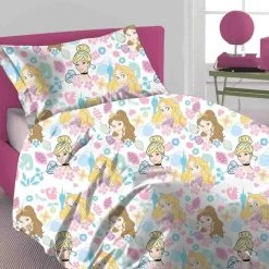 Parure Copripiumino Princess Disney Per Letto Singolo J869