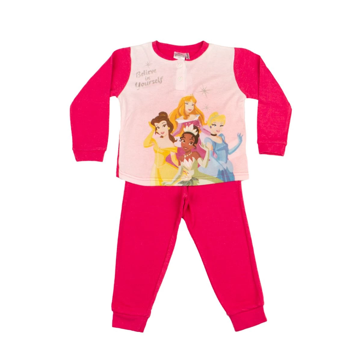 Pigiama Bambina Princess Disney In Caldo Cotone 0707 J674 2 Pigiama Bambina Princess Disney In Caldo Cotone 0707 J674 - immagine 2