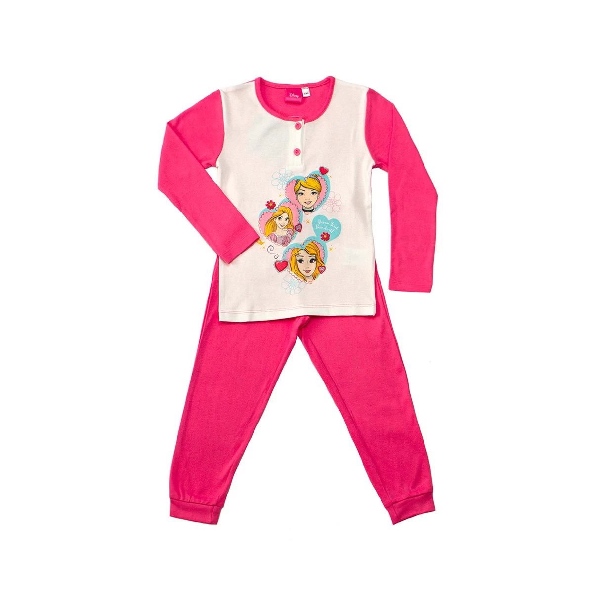 Pigiama Bambina Principesse Disney In Caldo Cotone WD900182 W512 2 Pigiama Bambina Principesse Disney In Caldo Cotone WD900182 W512 - immagine 2