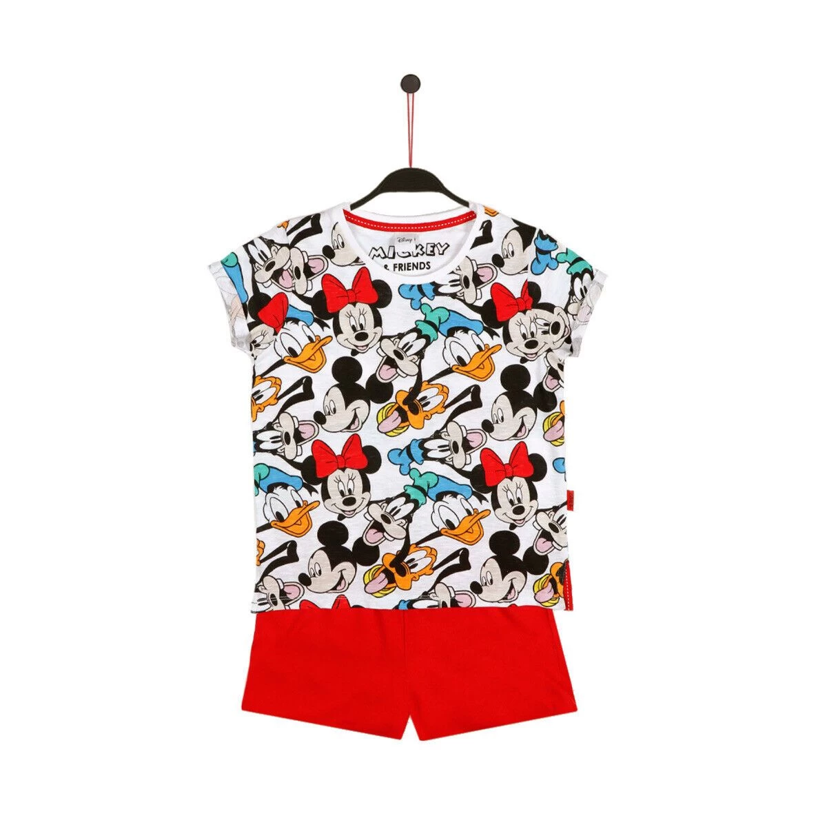 Pigiama Bambina/ragazza Estivo Mickey Disney In Cotone 55458 K368 1 Pigiama Bambina/ragazza Estivo Mickey Disney In Cotone 55458 K368