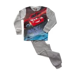 Pigiama Bambino Cars Disney Pixar In Felpa DBW18100 V183 -Disney pigiama bambino cars disney pixarc dbw18100 grigio melange 4