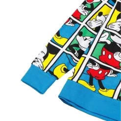 Pigiama Bambino/ragazzo Mickey Disney In Felpa Di Cotone 56482 K674 -Disney pigiama bambino ragazzo mickey disney in felpa di cotone 56482 3 7