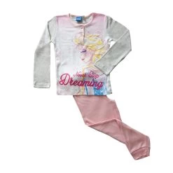 Pigiama Bambina Frozen Disney In Caldo Cotone WD22965 V187 -Disney pigiama bimba frozen disney in caldo cotone wd22965 grigio melange 14