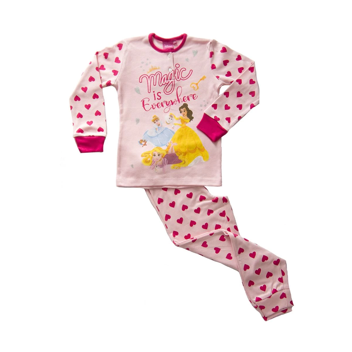 Pigiama Bambina Principesse Disney In Caldo Cotone DGW1883 V189 2 Pigiama Bambina Principesse Disney In Caldo Cotone DGW1883 V189 - immagine 2