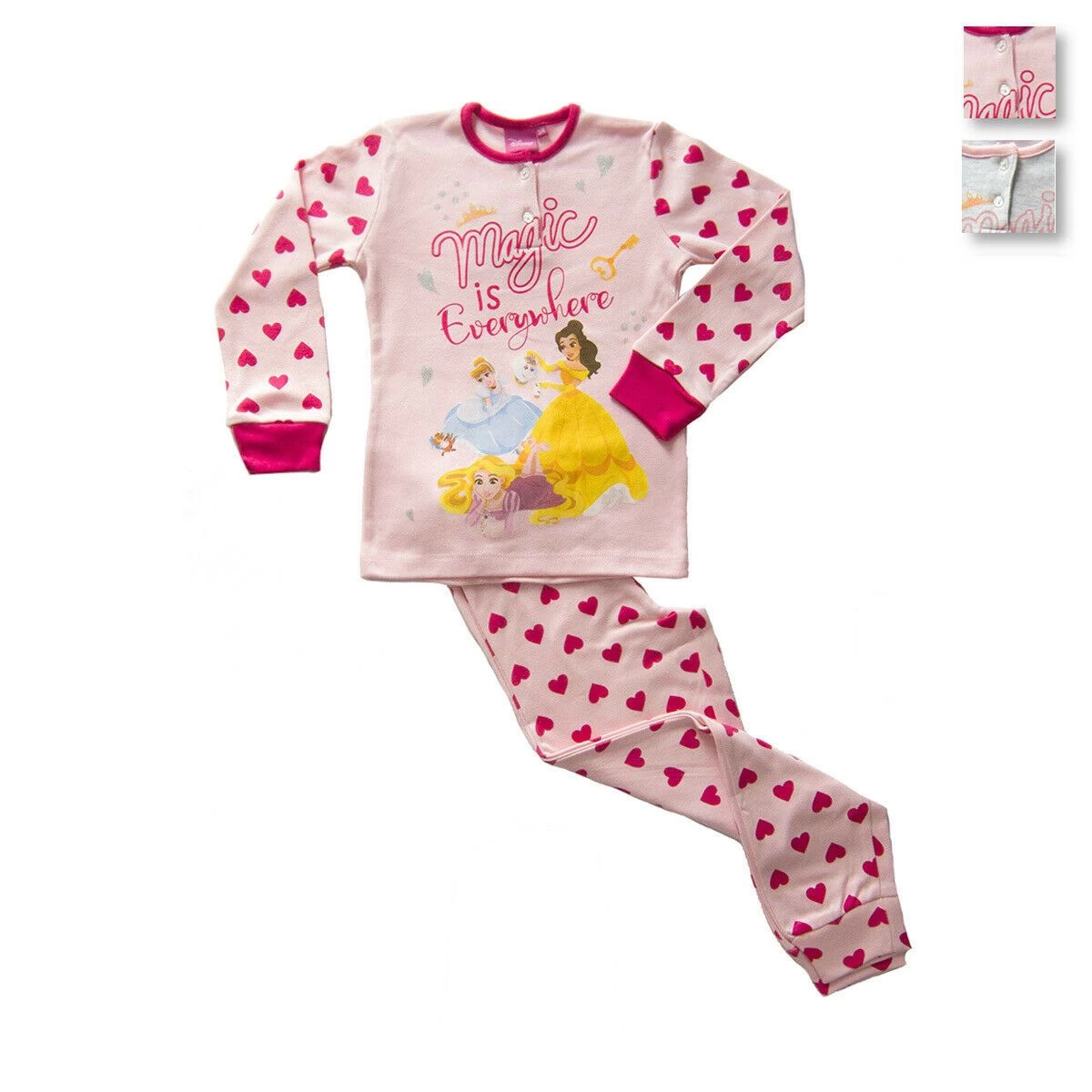Pigiama Bambina Principesse Disney In Caldo Cotone DGW1883 V189 1 Pigiama Bambina Principesse Disney In Caldo Cotone DGW1883 V189