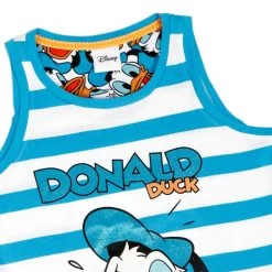 Pigiama Bambina/ragazza Estivo Paperino Disney In Cotone 54393 Z049 6 Pigiama Bambina/ragazza Estivo Paperino Disney In Cotone 54393 Z049 -Disney pigiama da bambina ragazza estivo donald duck 54393 blu particolare 6