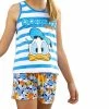 Pigiama Bambina/ragazza Estivo Paperino Disney In Cotone 54393 Z049