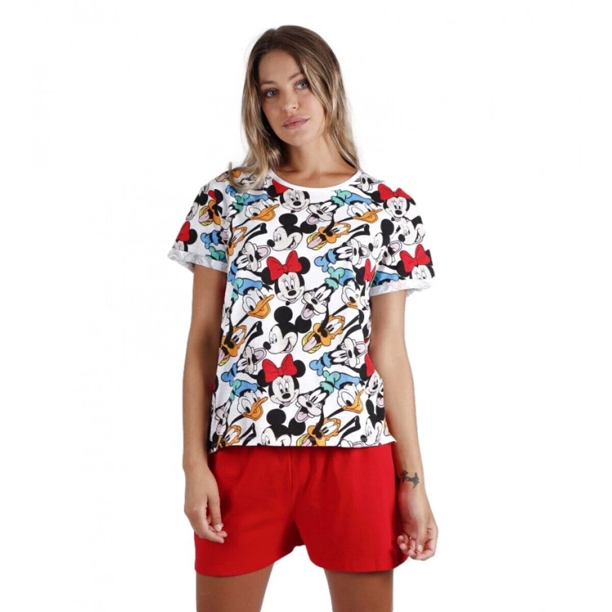 Pigiama Donna Estivo Mickey Disney In Cotone 55988 K367 1 Pigiama Donna Estivo Mickey Disney In Cotone 55988 K367