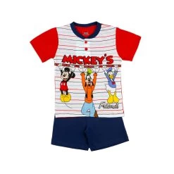 Pigiama Bambino Estivo Mickey S Friends Disney In Cotone WD16563 Y738 -Disney pigima estivo disney micjey mouse b2wd16553 in cotone rosso 5