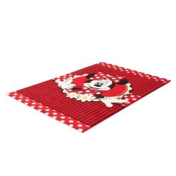 Tappeto Minnie Mouse Allegra Disney 100x150 Cm - Rosso P863 -Disney tappeto disney premium minnie margherite 004 rosso e bianco 100x150 cm 1
