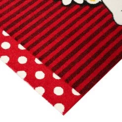 Tappeto Minnie Mouse Allegra Disney 100x150 Cm - Rosso P863 -Disney tappeto disney premium minnie margherite 004 rosso e bianco 100x150 cm 2