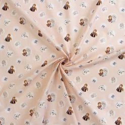 Tessuto Cotone Al Metro Frozen Disney Altezza 150 Cm W335
