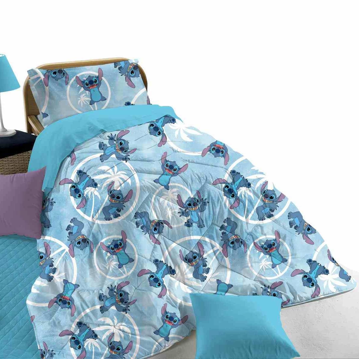 Disney Trapunta Piumone Invernale Stitch Per Letto Singolo X139 2 Disney Trapunta Piumone Invernale Stitch Per Letto Singolo X139 - immagine 2