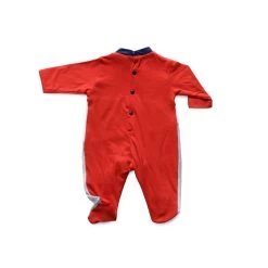 Tutina Neonato Mickey Mouse Disney In Cotone Da 0 A 9 Mesi WD101279 S310 -Disney tutina in cotone disney mickey mouse retro rosso 4