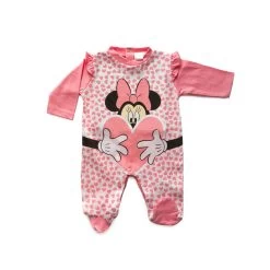 Tutina Neonata Minnie Disney In Cotone Da 0 A 9 Mesi WD101403 V702 -Disney tutina neonata con piedini disney baby caramella 4